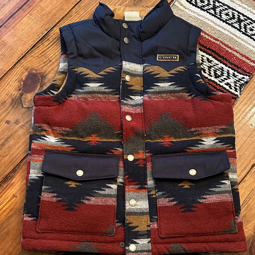 Cinch Multicolor Southwestern Vest